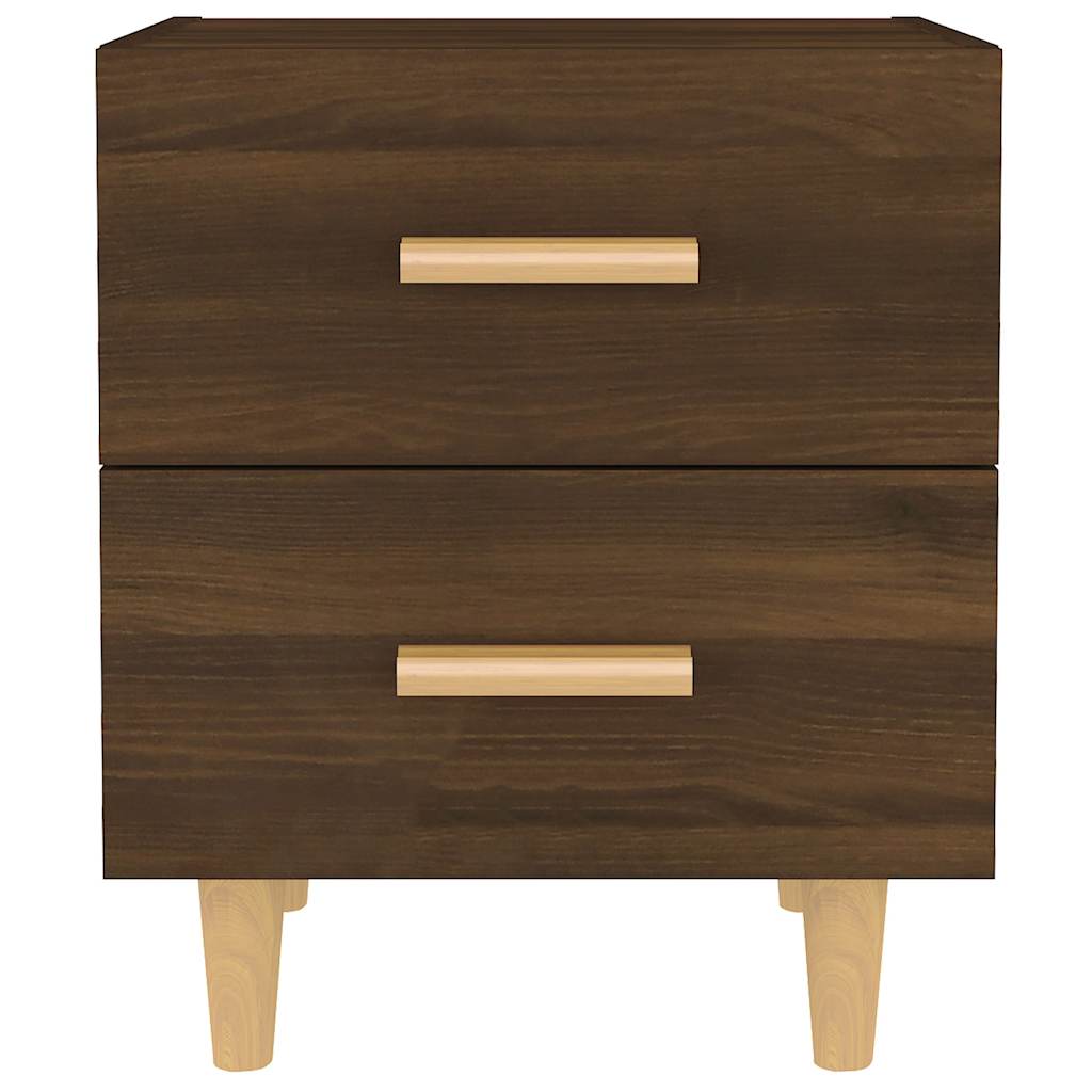 Vidaxl nachtkastjes 2 st 40x35x47,5 cm bruin eikenkleur