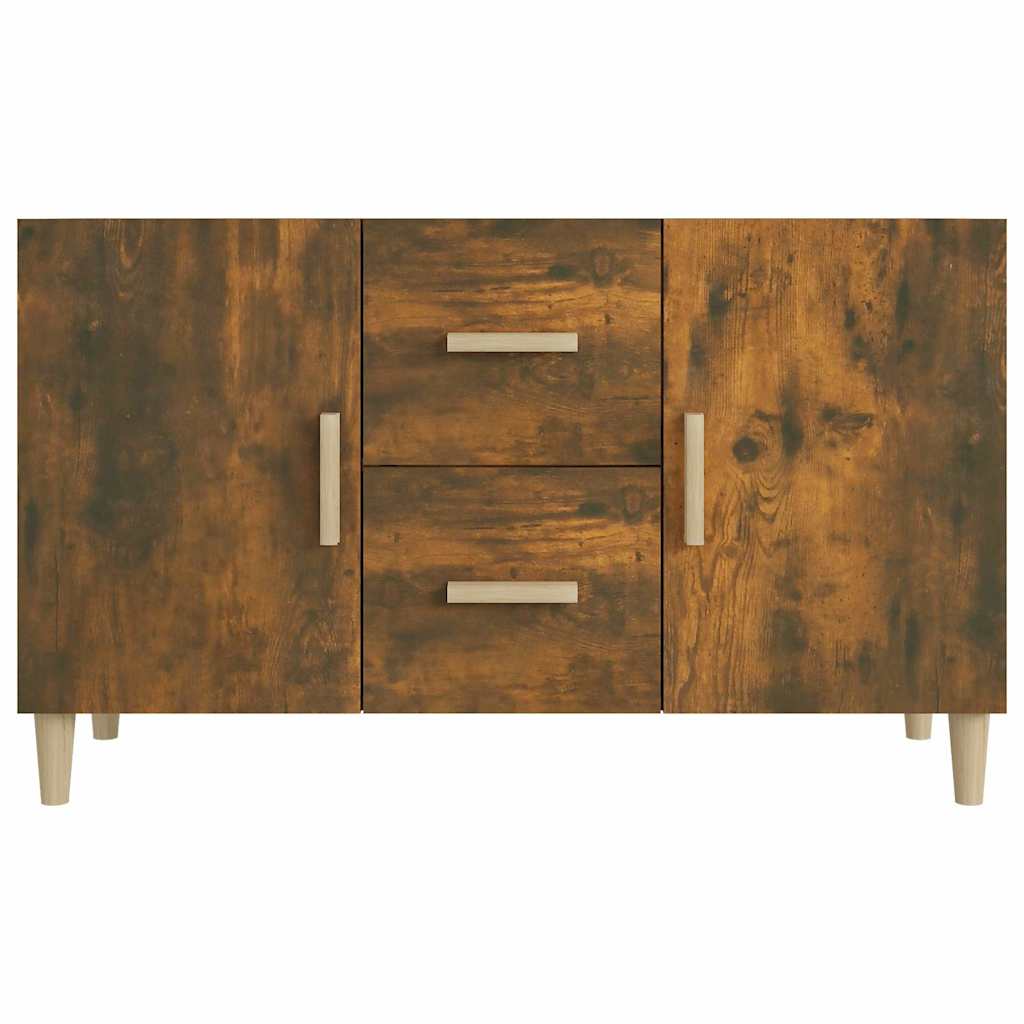 Vidaxl dressoir 100x36x60 cm bewerkt hout gerookt eikenkleurig