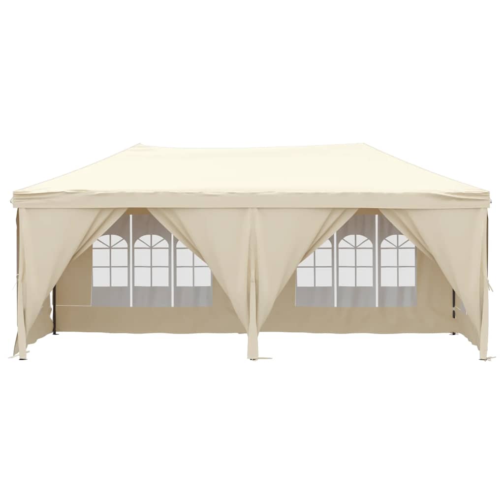 Vidaxx tente de fête pliable avec parois latérales 3x6 m couleur crème