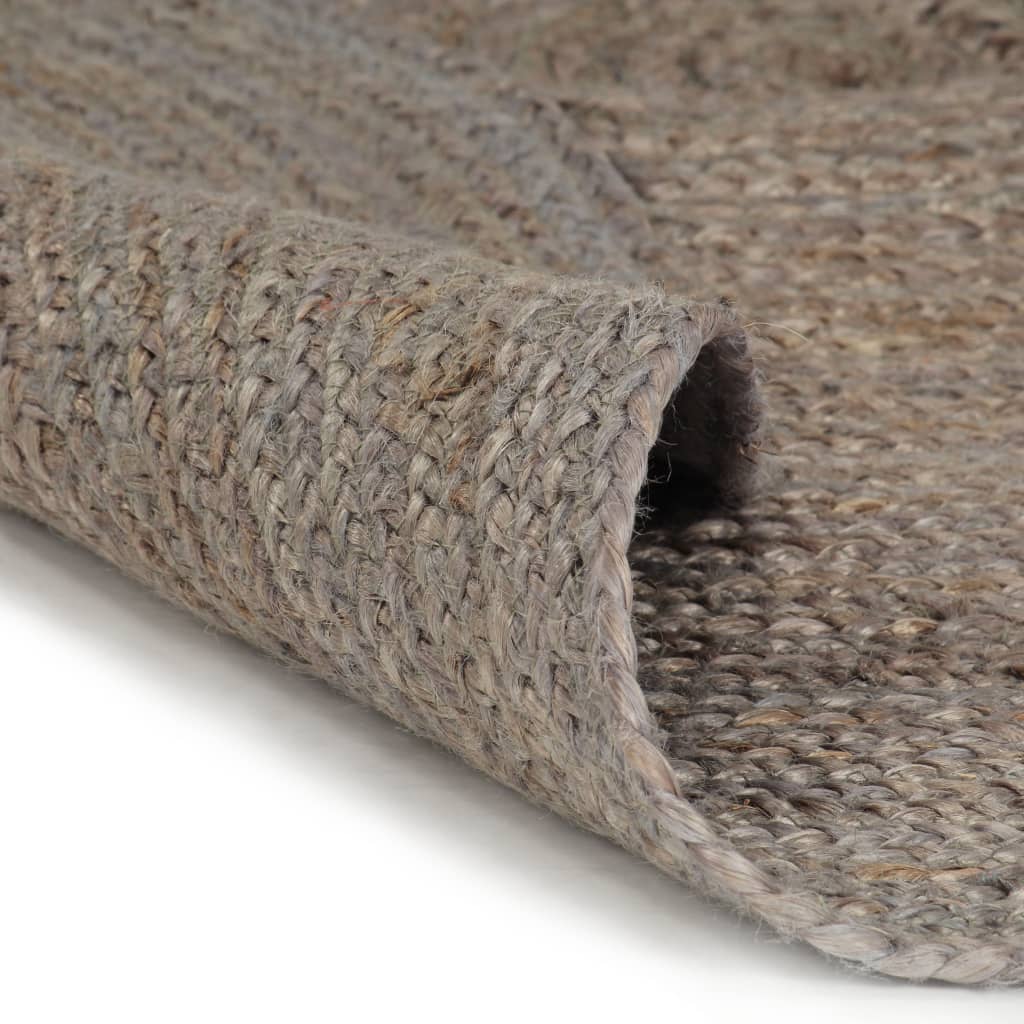 Vidaxl tapis fait à la main autour de 240 cm de jute de jute