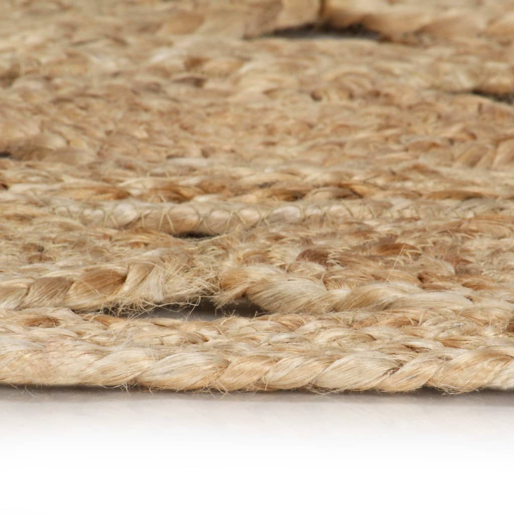 Vidaxl tapis à la main 210 cm Jute tressée