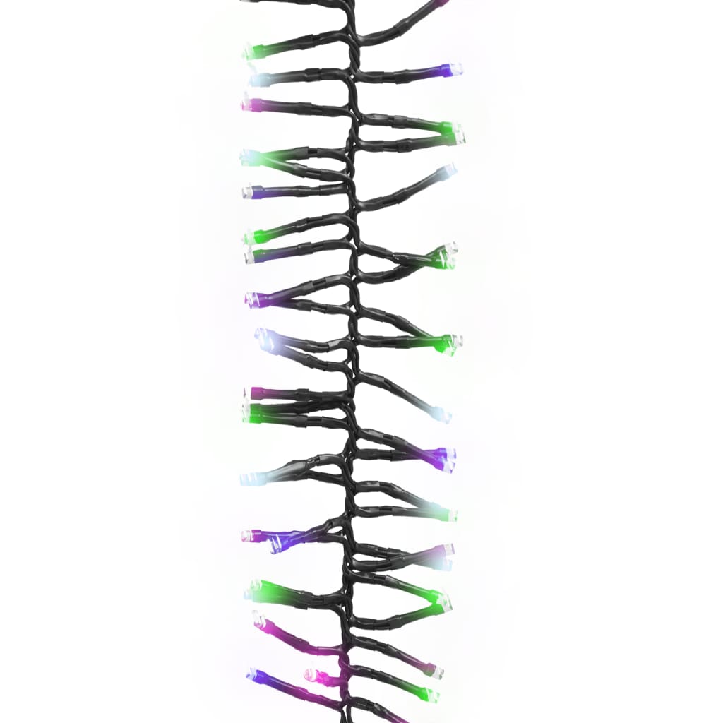 Vidaxl Light Garland Cluster avec 400 LEDS Pastel multi-colorants 7,4 M PVC