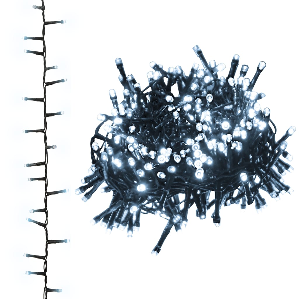 Vidaxl Garland Light Compact avec 2000 LEDS blanc froid 45 M PVC