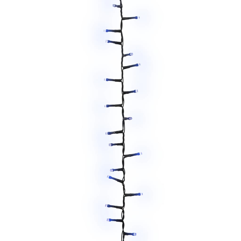 Vidaxl Garland Light Compact avec 2000 LEDS Bleu 45 M PVC