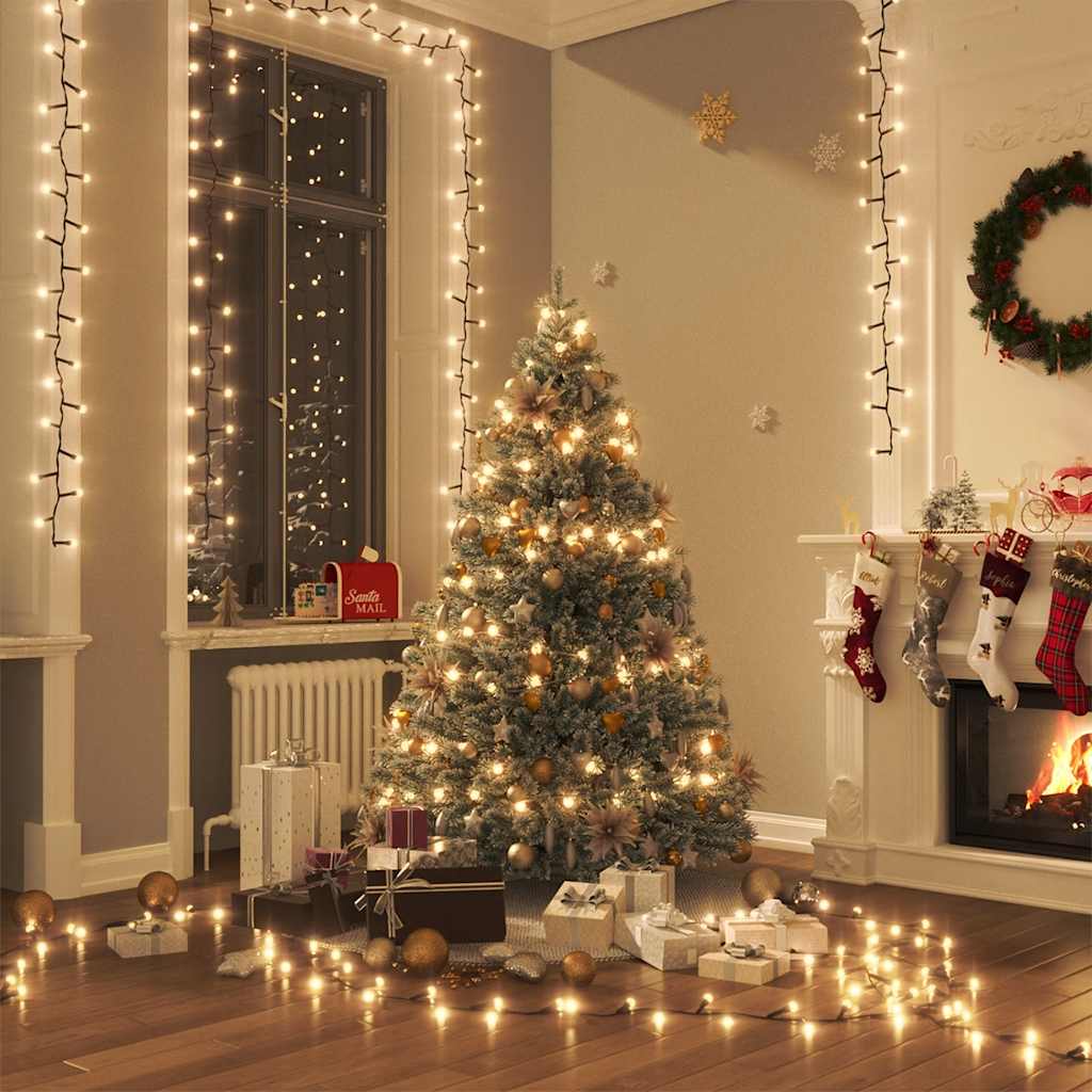 Vidaxl Garland Light Compact avec 3000 LEDS blanc chaud 65 M PVC