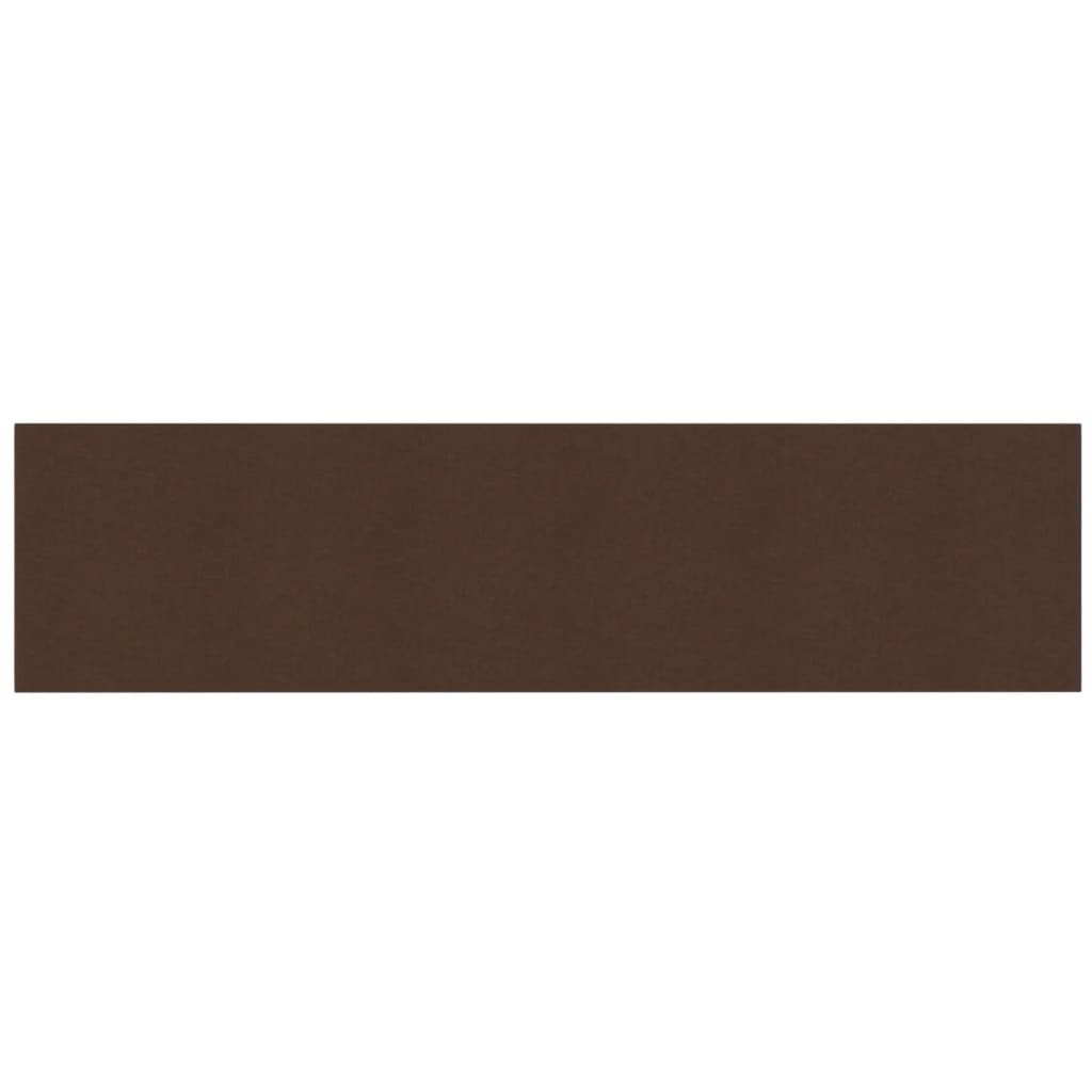Panneaux muraux vidaxl 12 st 1,08 m² 60x15 cm de tissu marron