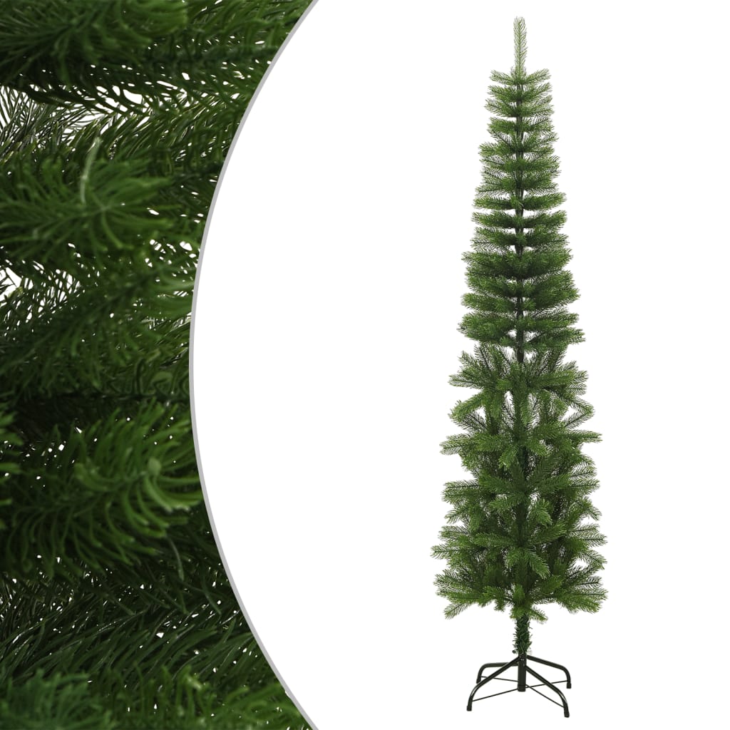 Vidaxl kunstkerstboom avec un PE à 240 cm étroit standard