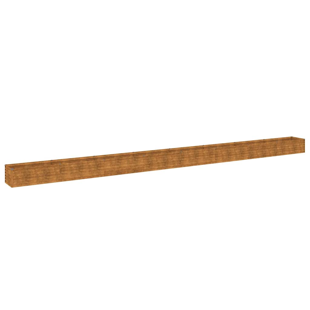 Vidaxx jardinière surélevée 770x50x36 cm acier corten