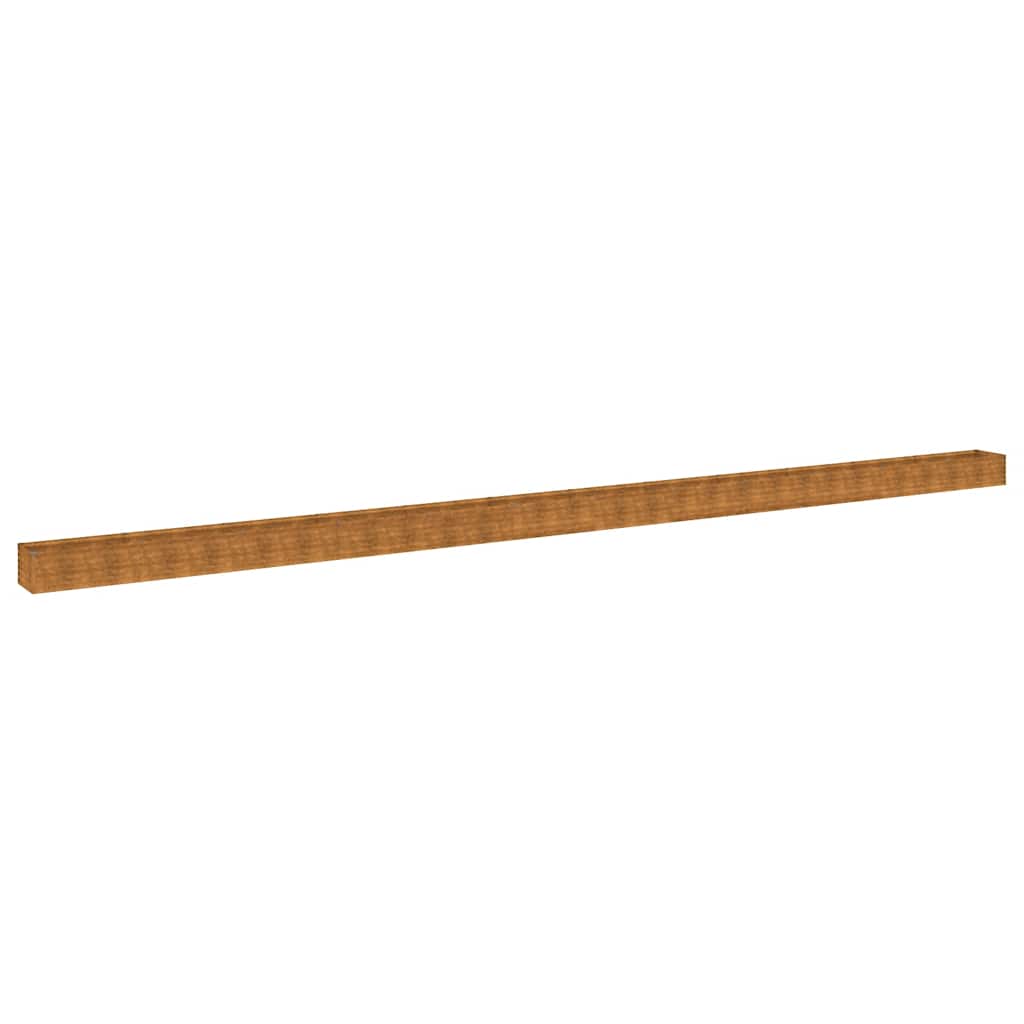 VidaXL jardinière surélevée 1152x50x36 cm acier corten