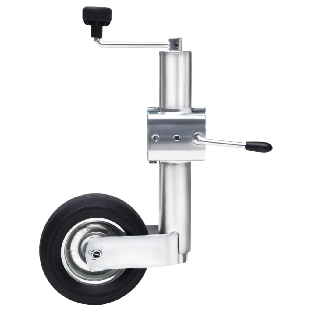 Vidaxl Roue à nez avec une pince divisée 60 mm en acier galvanisé