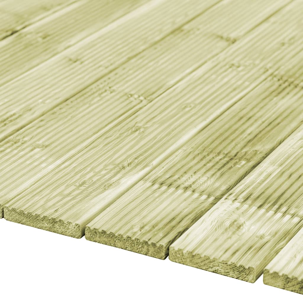 Cartes de Terra Vidaxl 24 ST 3,48 m² 1 m de pin solide