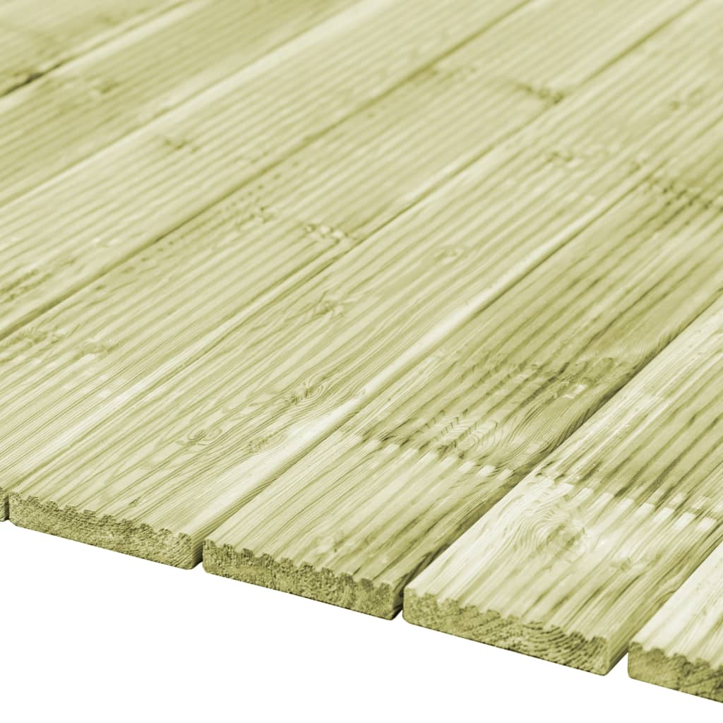 Planches de terra vidaxl 40 pcs 5,8 m² 1 m Pine solide imprégnée