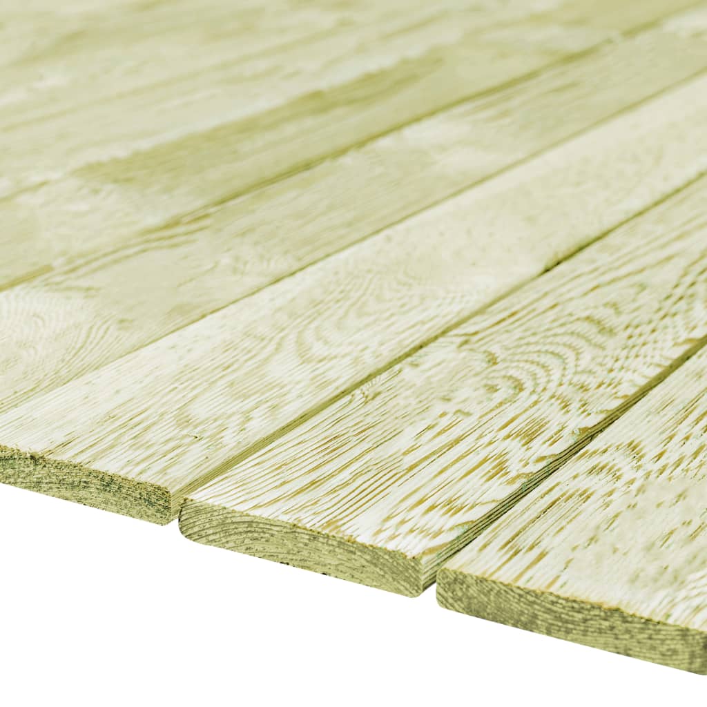 Planches de terra vidaxl 60 pcs 7,2 m² 1 m pin solide imprégné