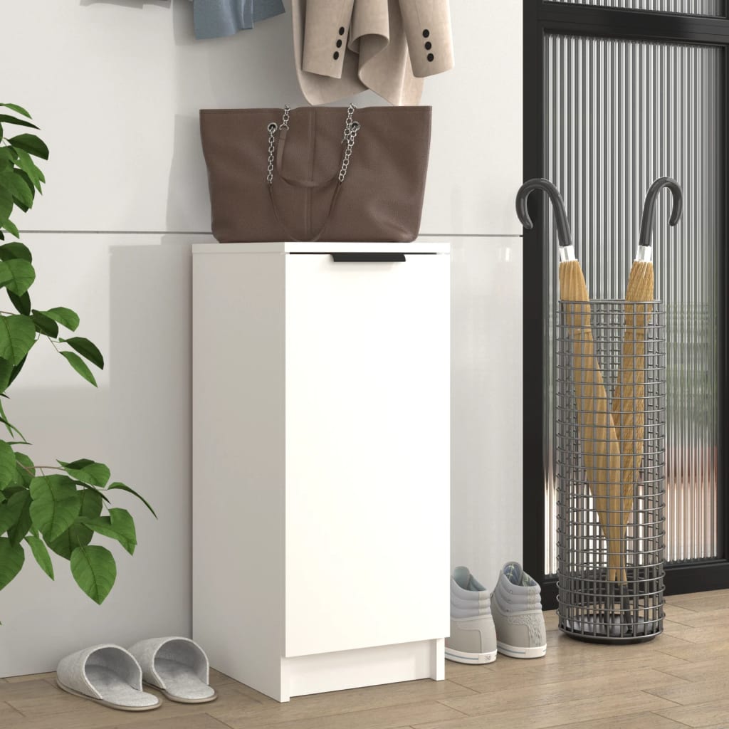 VidaXL Armoire à chaussures 30x35x70 cm bois d'ingénierie blanc