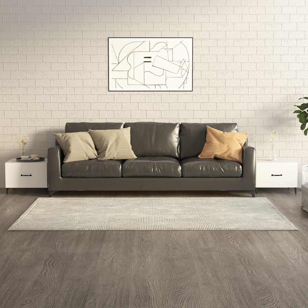 Vidaxl salontafel 2 st met metalen poten 50x50x40 cm wit