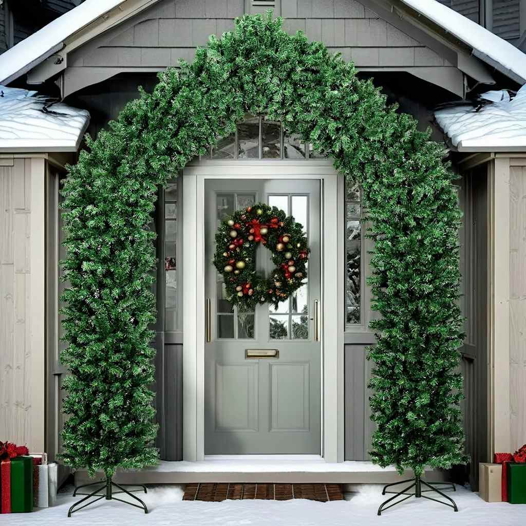 VidaXL Arche de Noël 270 cm vert