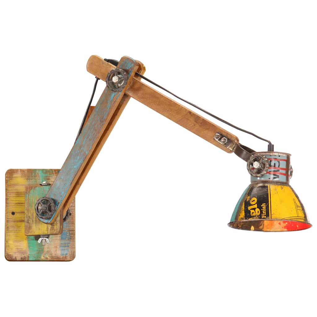 Vidaxx applique industrielle ronde E27 multicolore