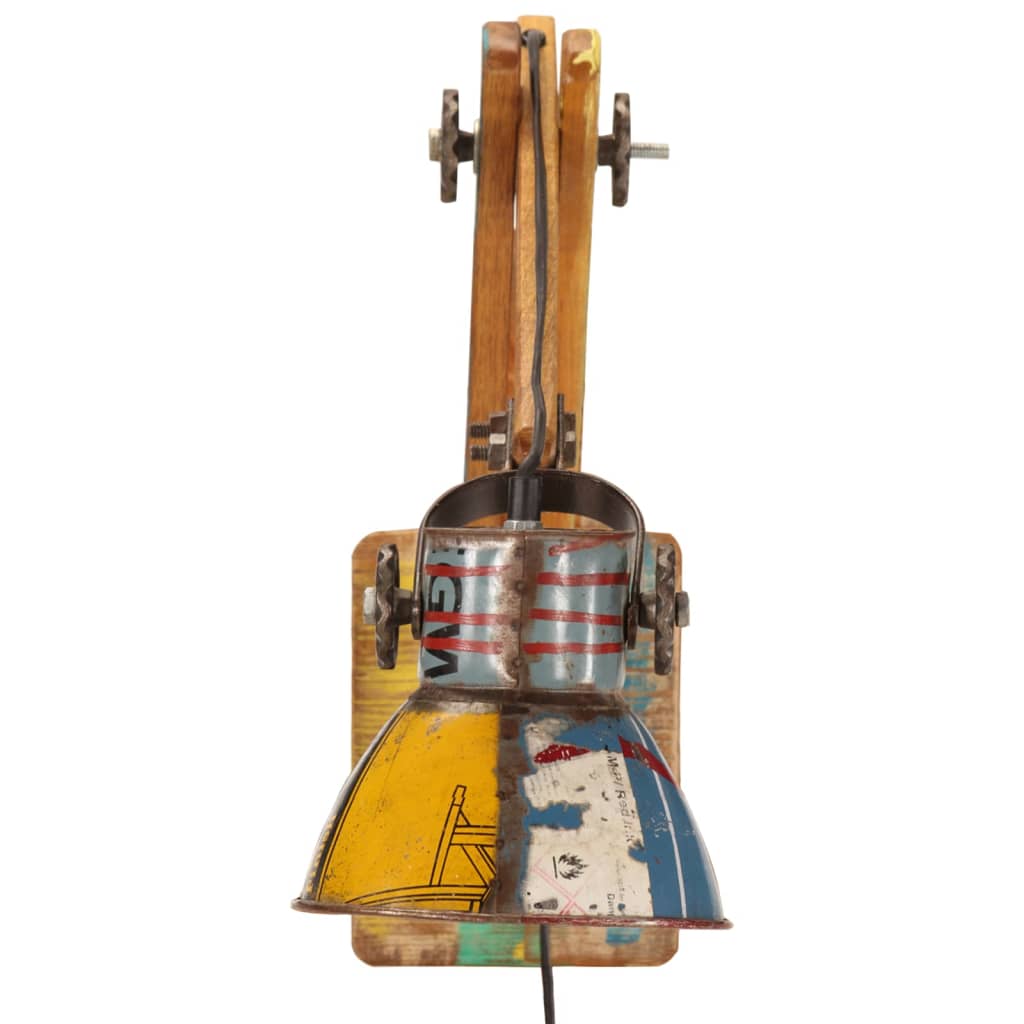 Vidaxx applique industrielle ronde E27 multicolore