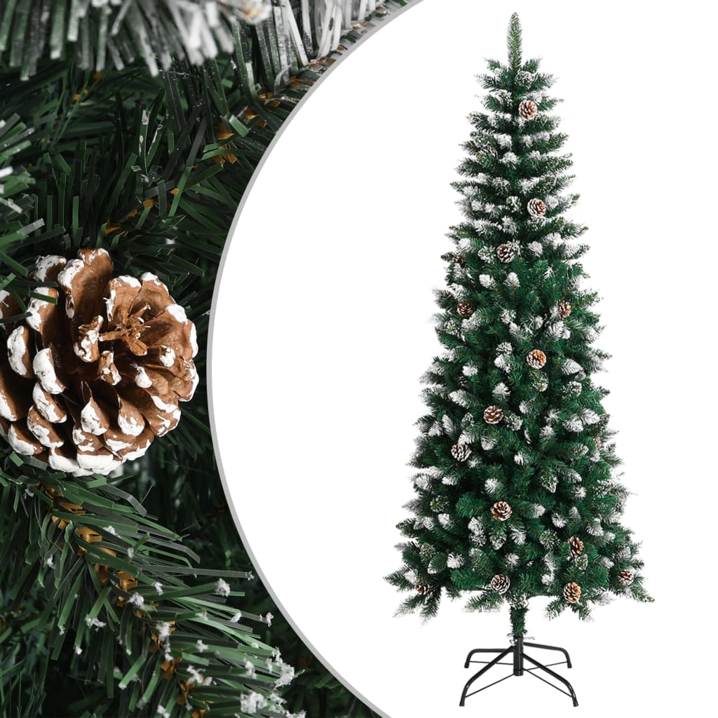 Vidaxl Kunstkerstboom avec Green PVC standard de 210 cm