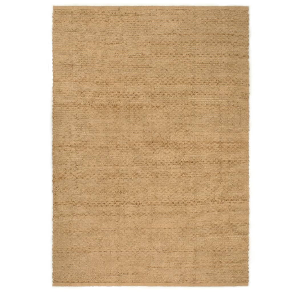 Vidaxl tapis rectangulaire 160x230 cm jute naturel
