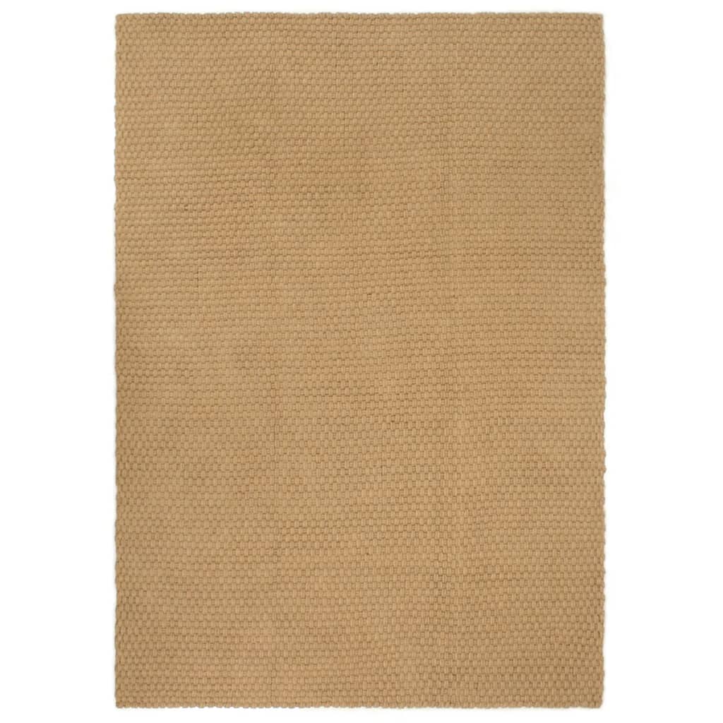 Vidaxl rectangulaire 80x160 cm jute naturel