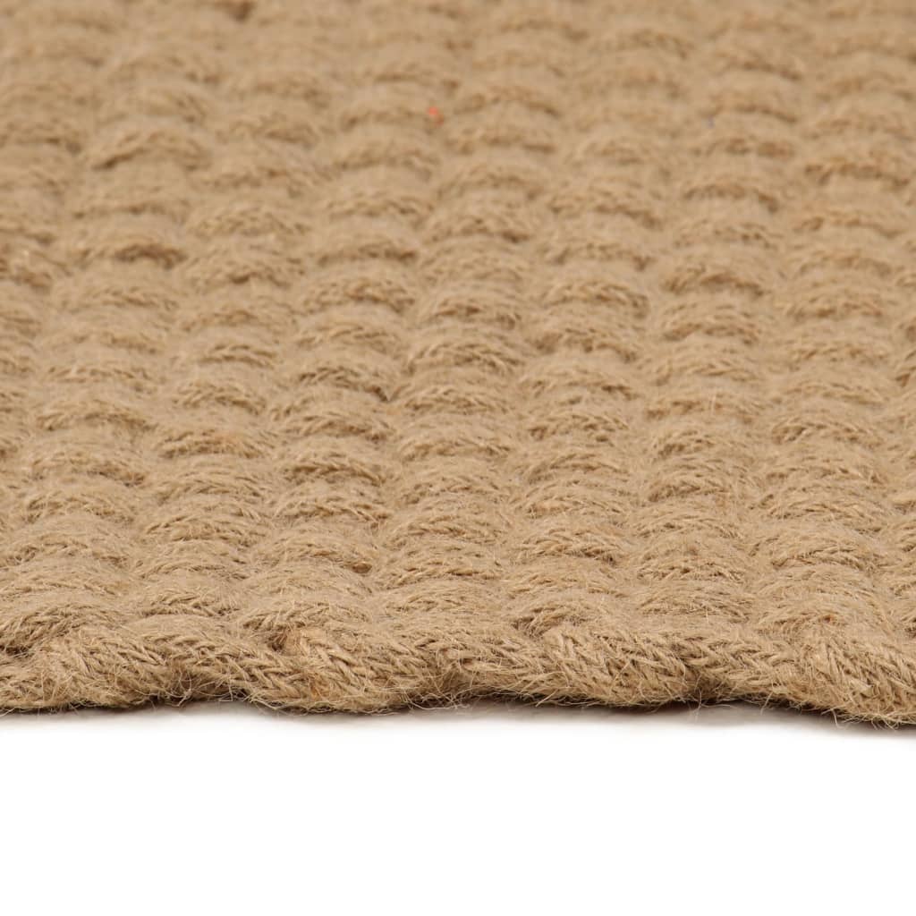 Vidaxl tapis rectangulaire 160x230 cm jute naturel