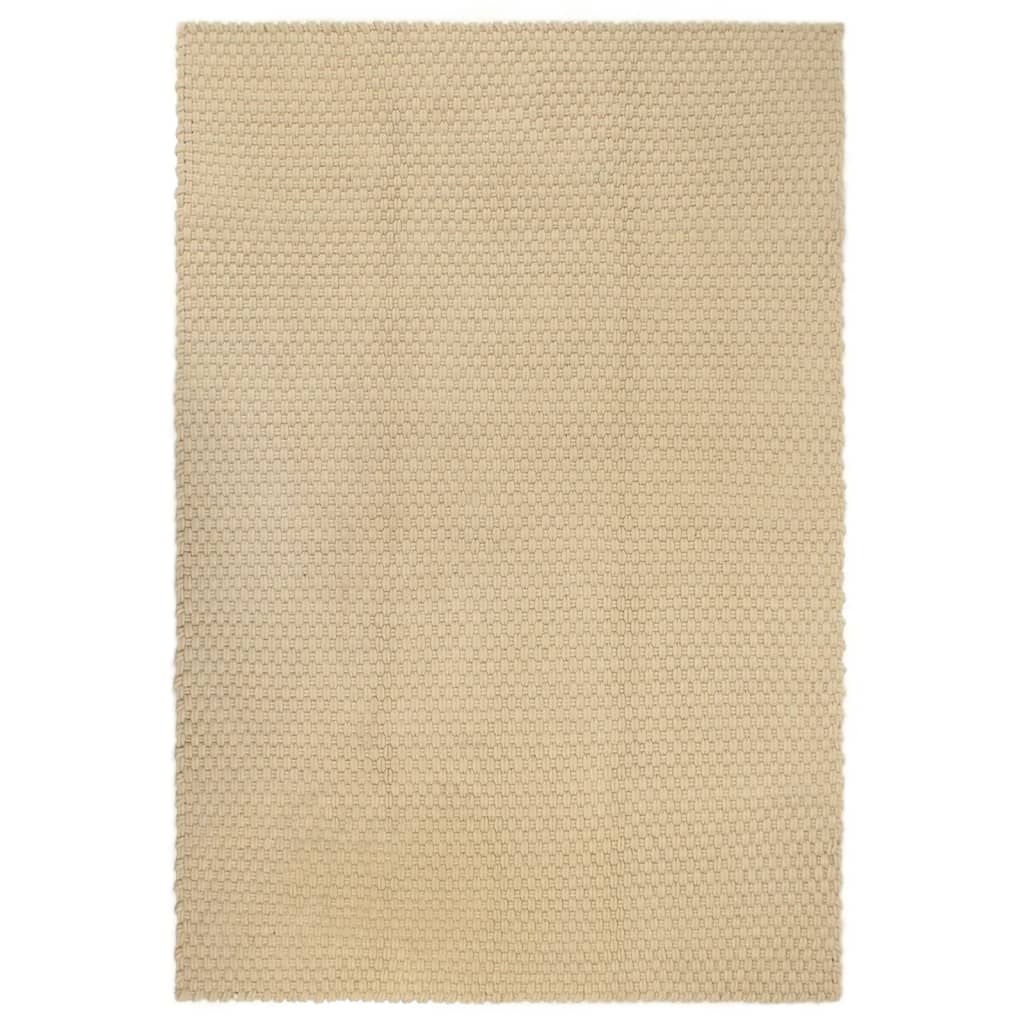 Vidaxl rectangulaire 120x180 cm coton naturel