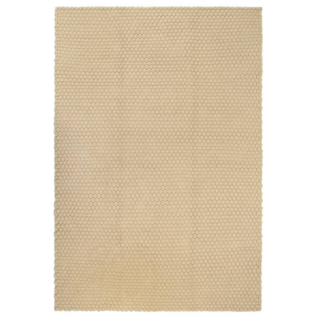 Vidaxl rectangulaire 200x300 cm coton naturel