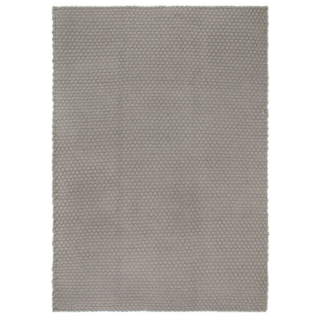 Vidaxl rectangulaire 180x250 cm gris coton
