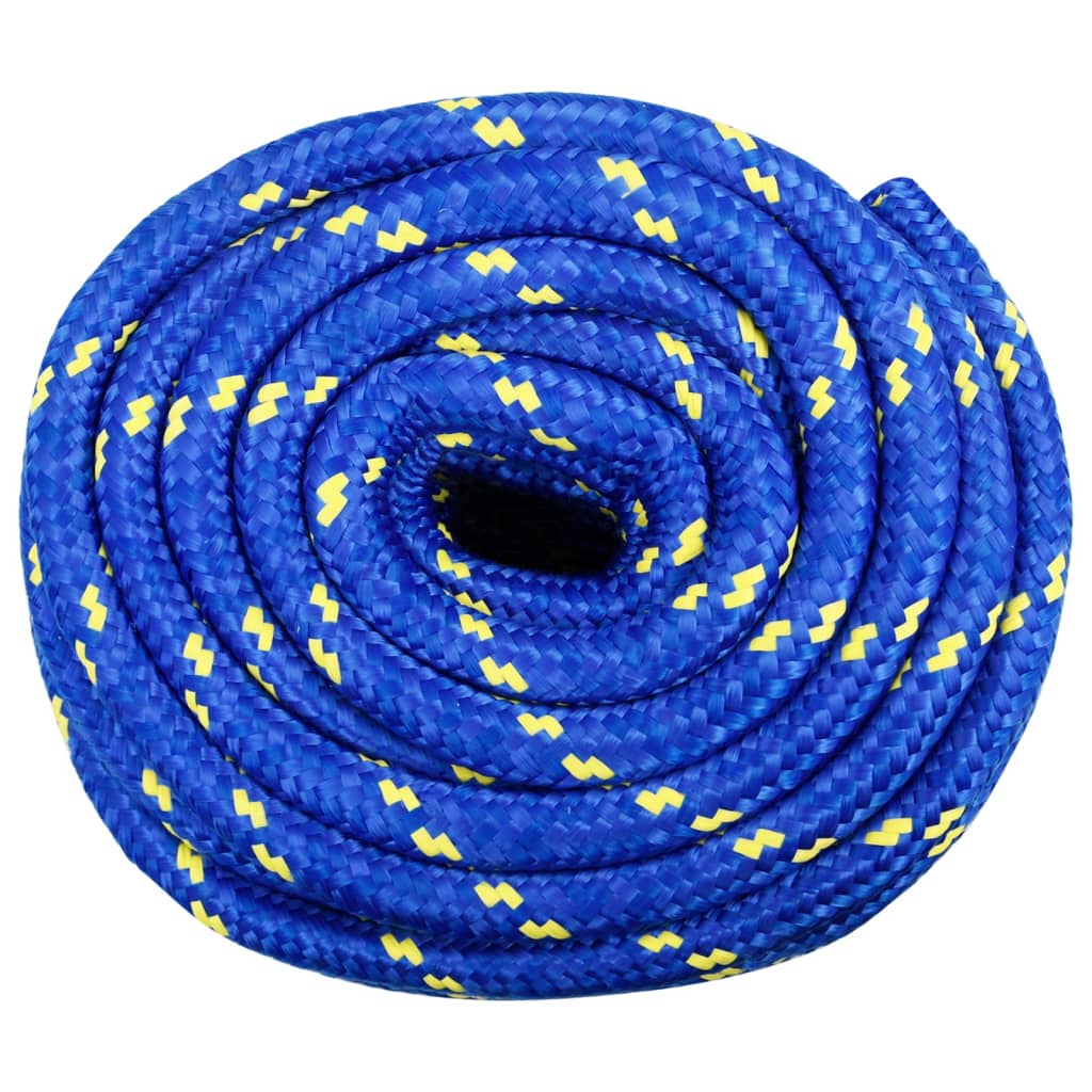 Vidaxl corde de bateau 20 mm 100 m polypropylène bleu