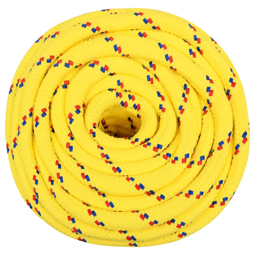 Vidaxl corde de bateau 18 mm 100 m polypropylène jaune