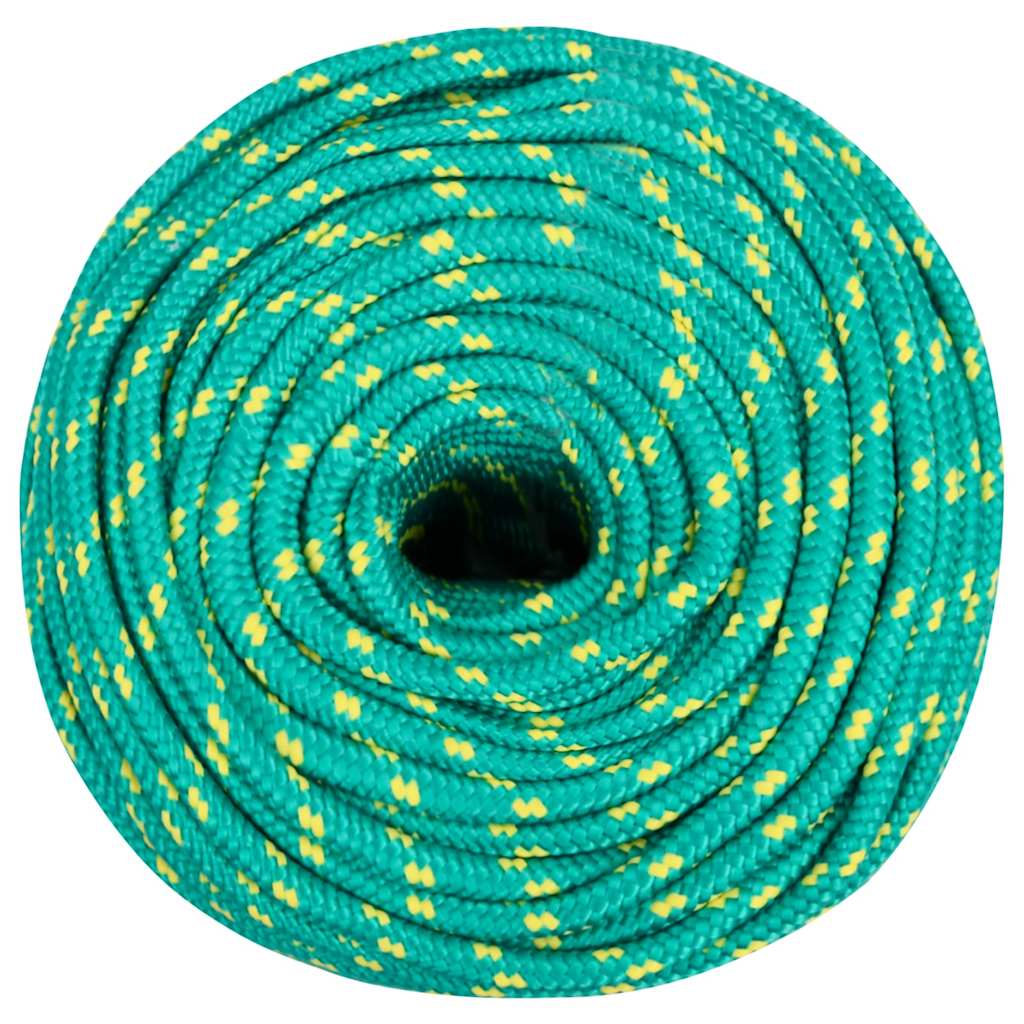 Vidaxxl corde de bateau 10 mm 50 m polypropylène vert
