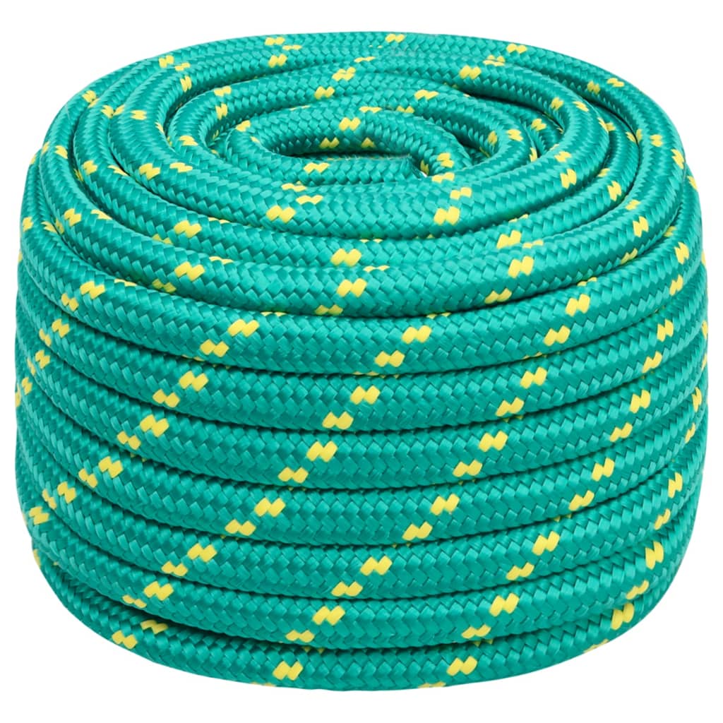 Vidaxxl corde de bateau 20 mm 100 m polypropylène vert