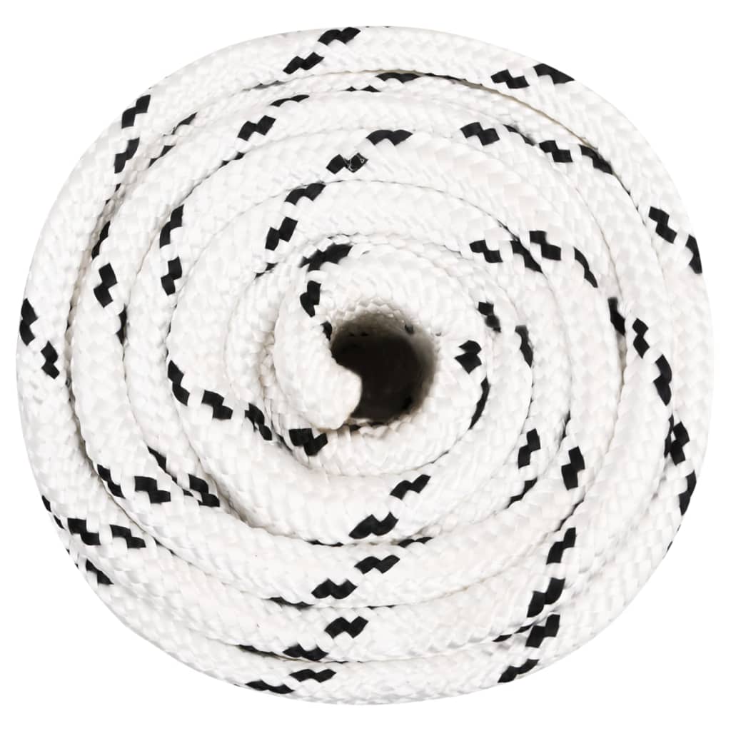 Vidaxx corde de travail 20 mm 25 m polyester blanc