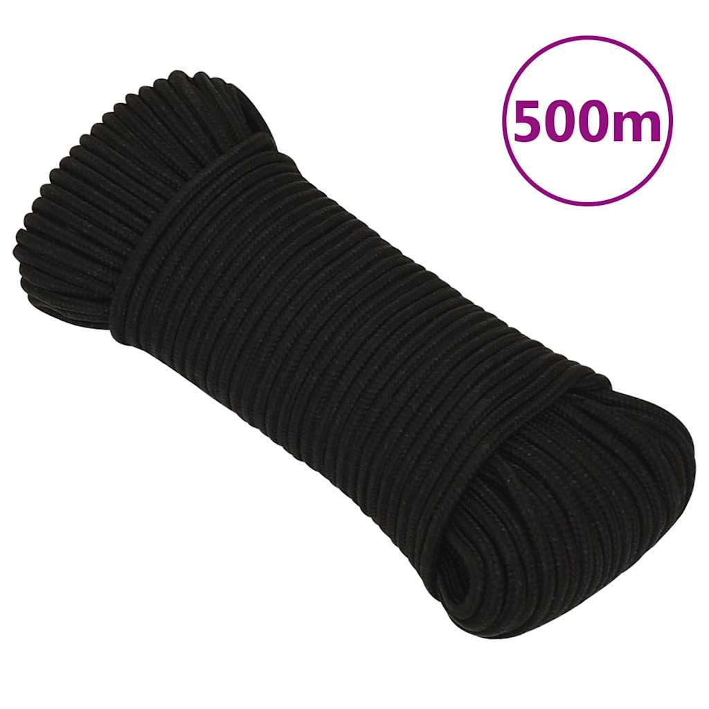 Vidaxx corde de travail 3 mm 500 m polyester noir