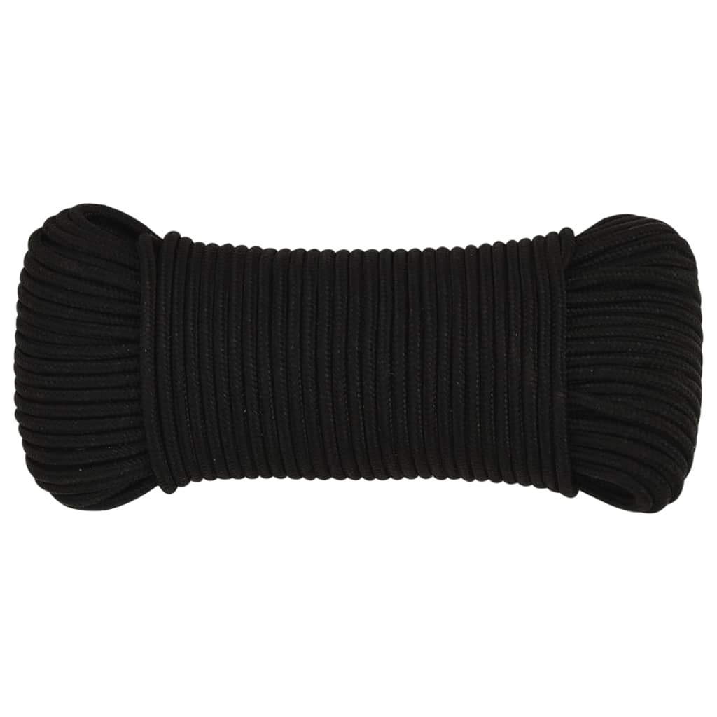 Vidaxx corde de travail 4 mm 250 m polyester noir