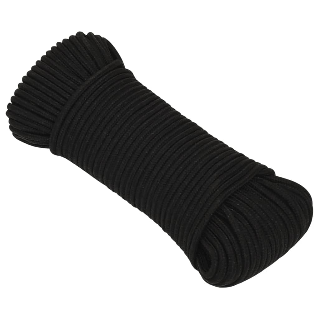 Vidaxx corde de travail 4 mm 500 m polyester noir