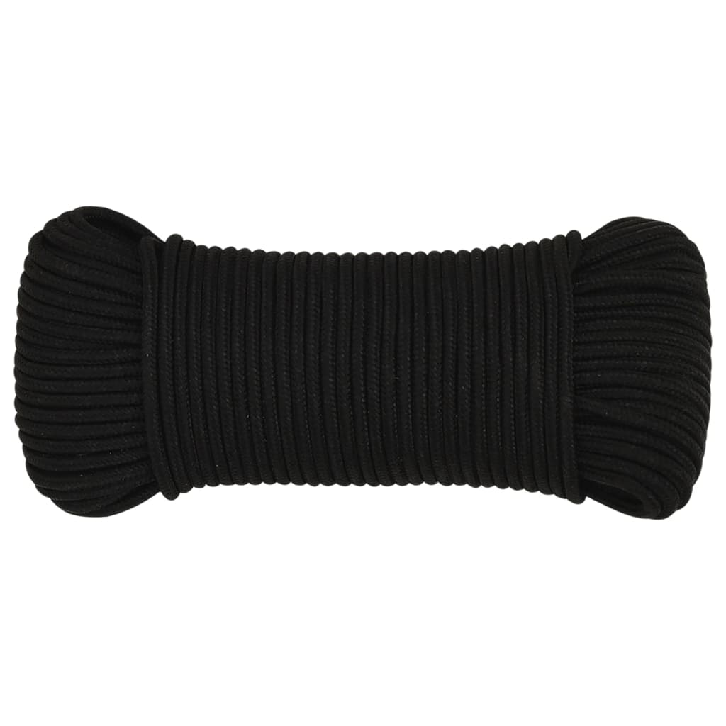 Vidaxx corde de travail 4 mm 500 m polyester noir
