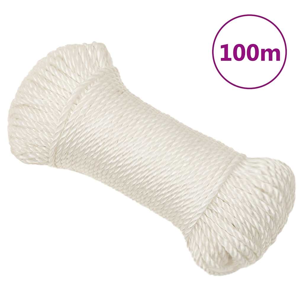 Vidaxx corde de travail 3 mm 100 m polypropylène blanc