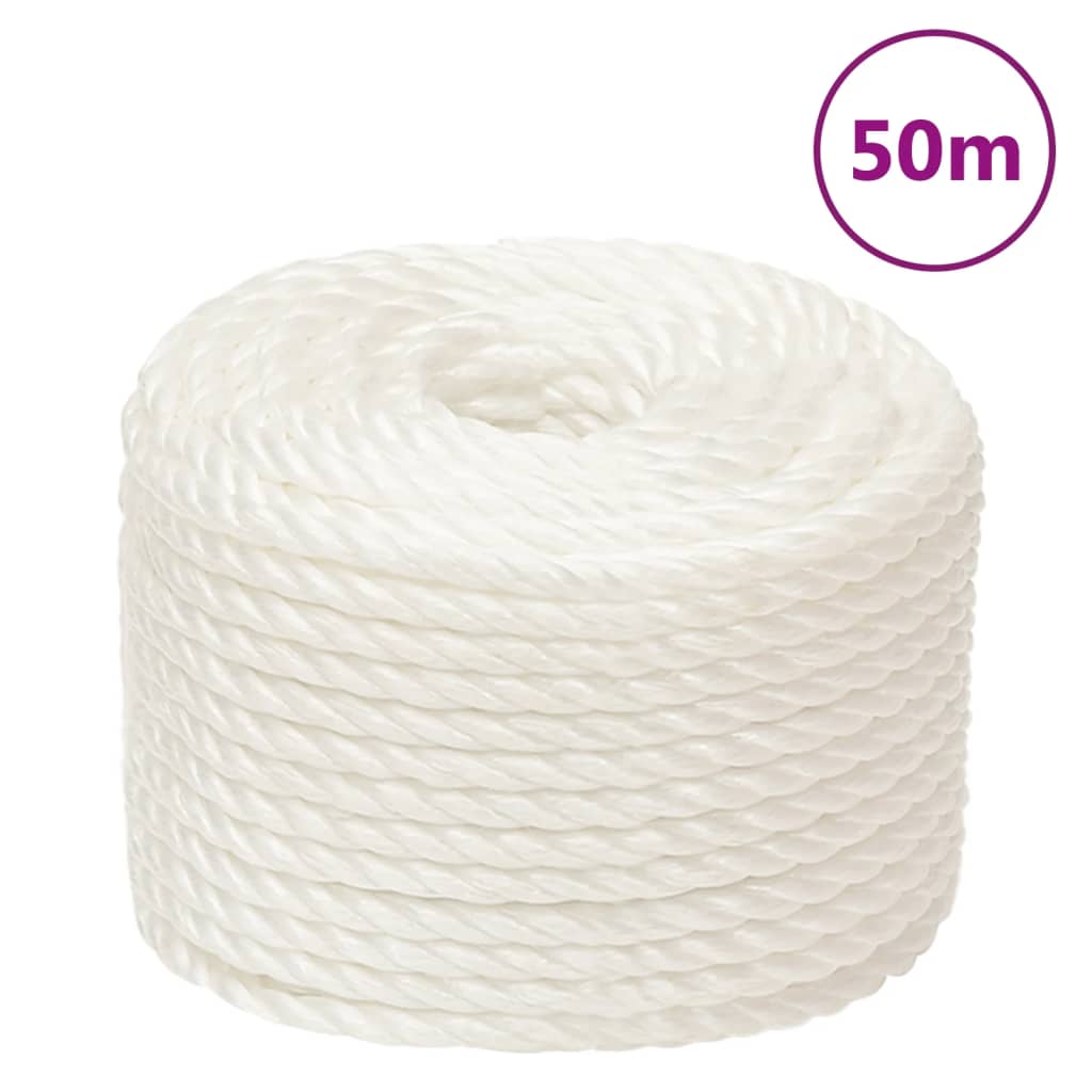 Vidaxx corde de travail 24 mm 50 m polypropylène blanc