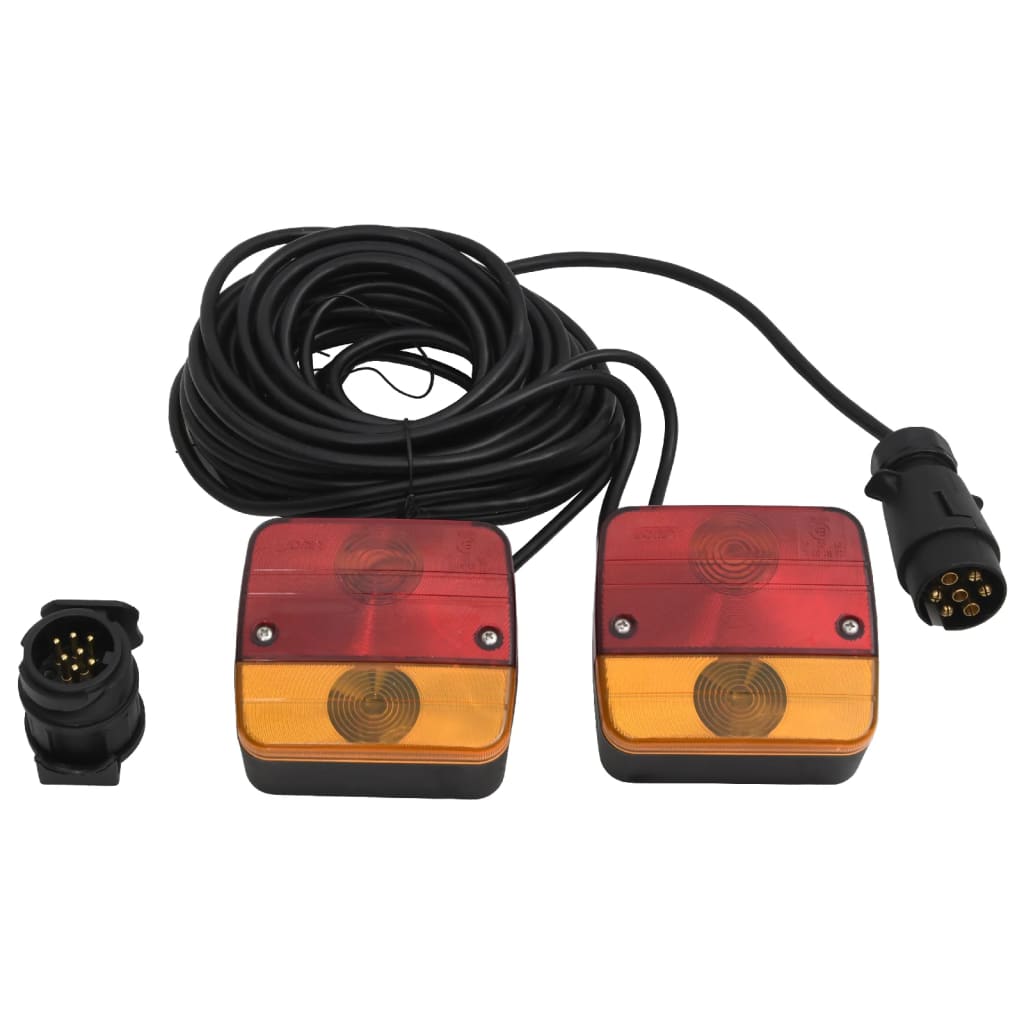 Vidaxx lampes de remorque 2 pcs ampoule classique 12 v 10,5x5x9,5 cm rouge