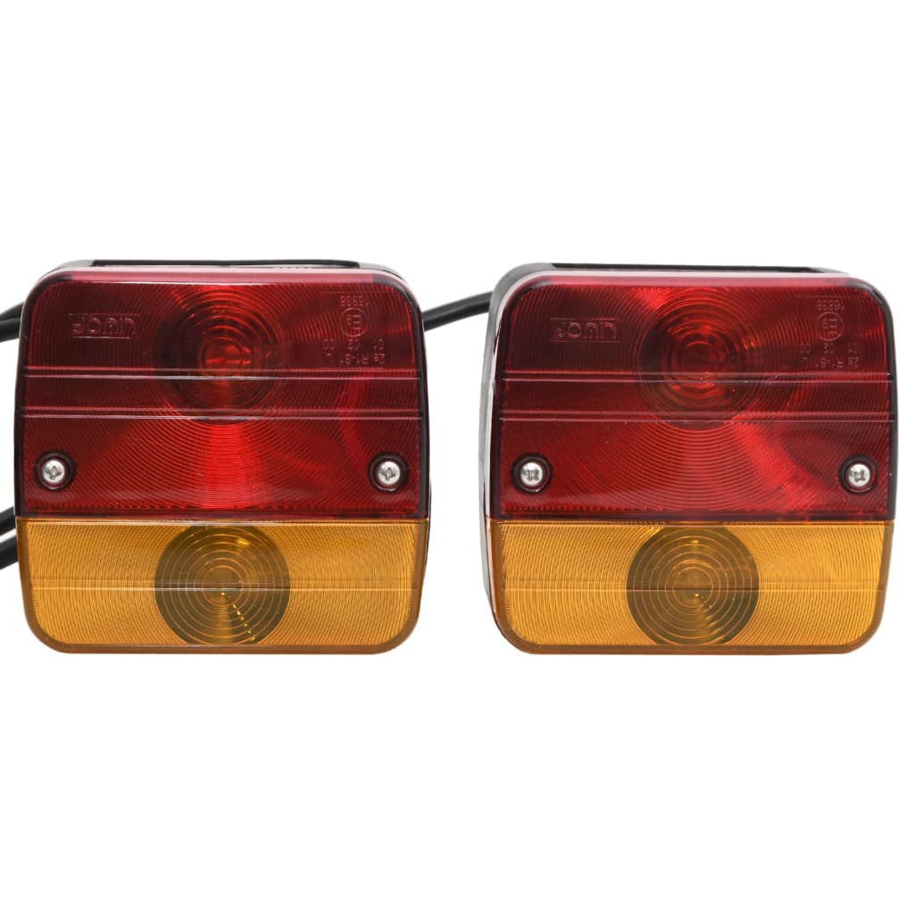 Vidaxx lampes de remorque 2 pcs ampoule classique 12 v 10,5x5x9,5 cm rouge
