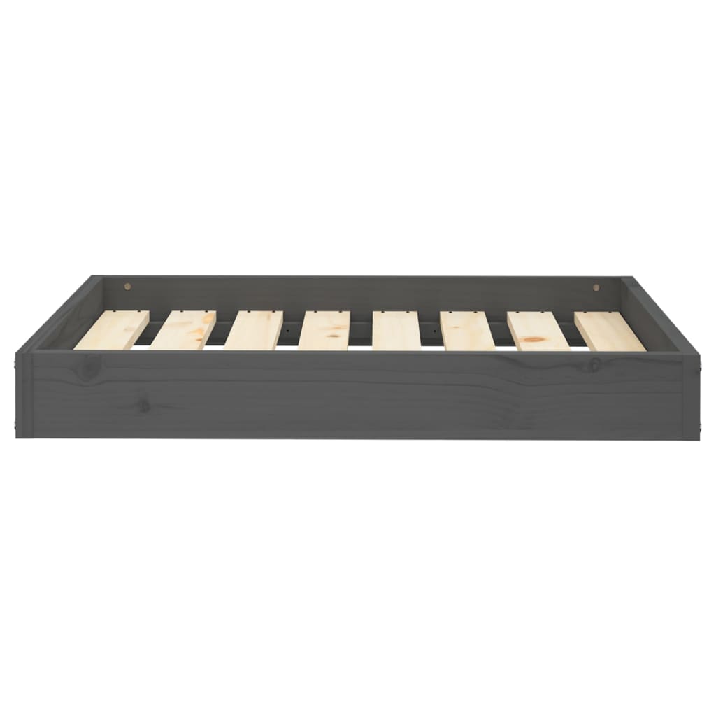 Vidaxl Dog Basket 71.5x54x9 cm Pine Solid Grey