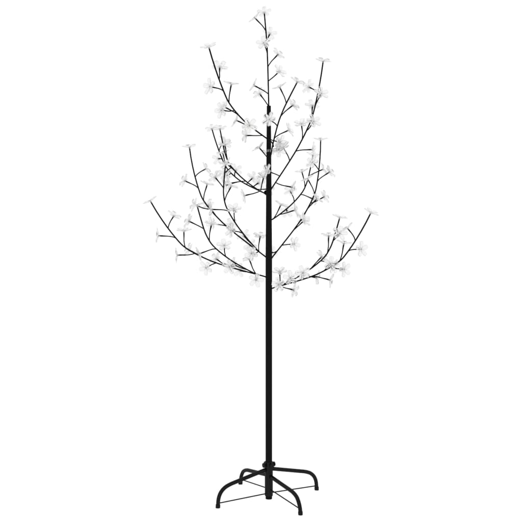 Vidaxl Boom Cherry Blossom 84 LEDS blanc chaud 120 cm
