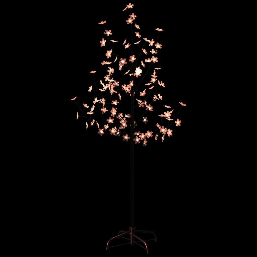 Vidaxl Boom Cherry Blossom 84 LEDS blanc chaud 120 cm
