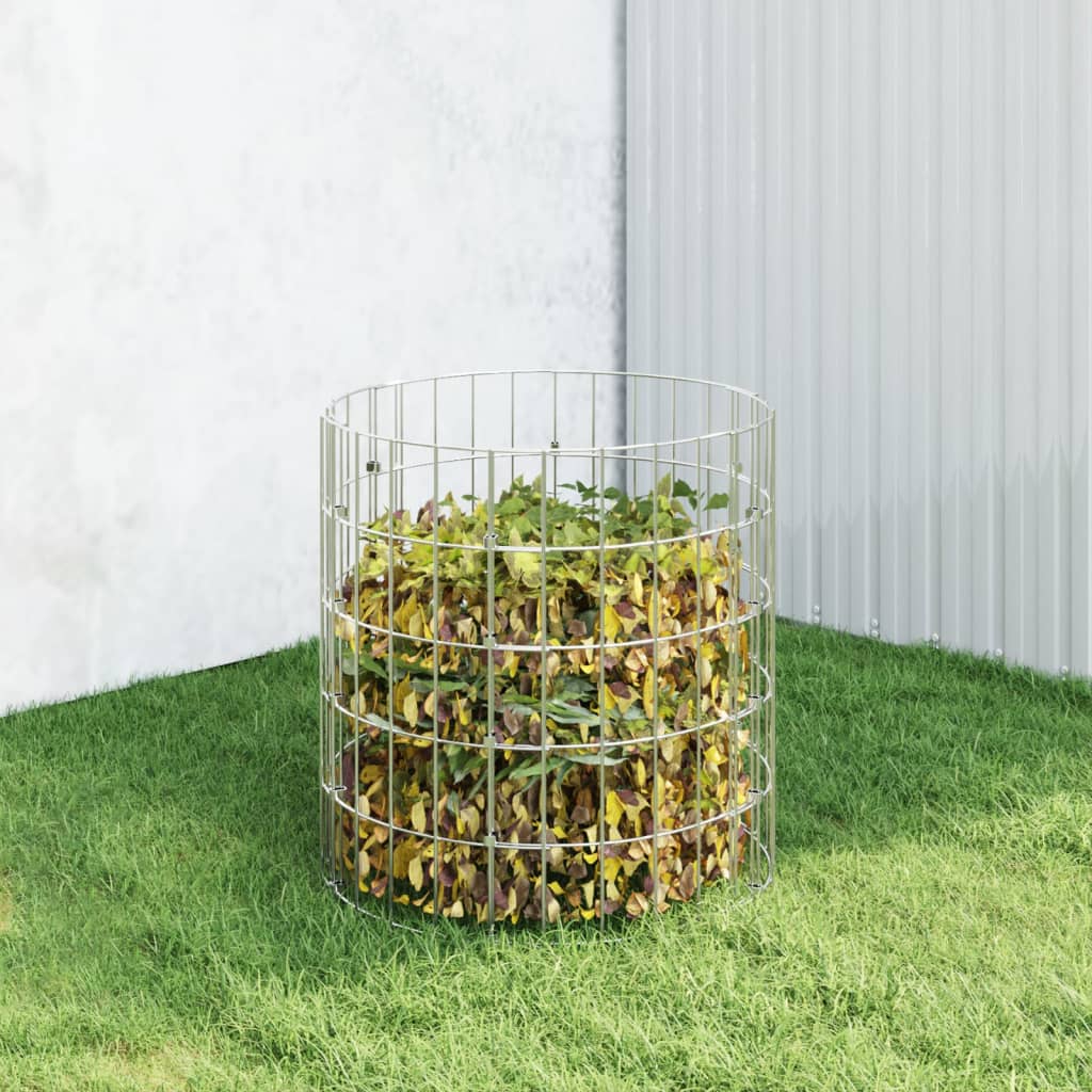 Bac à compost Vidaxx ø50x50 cm en acier galvanisé