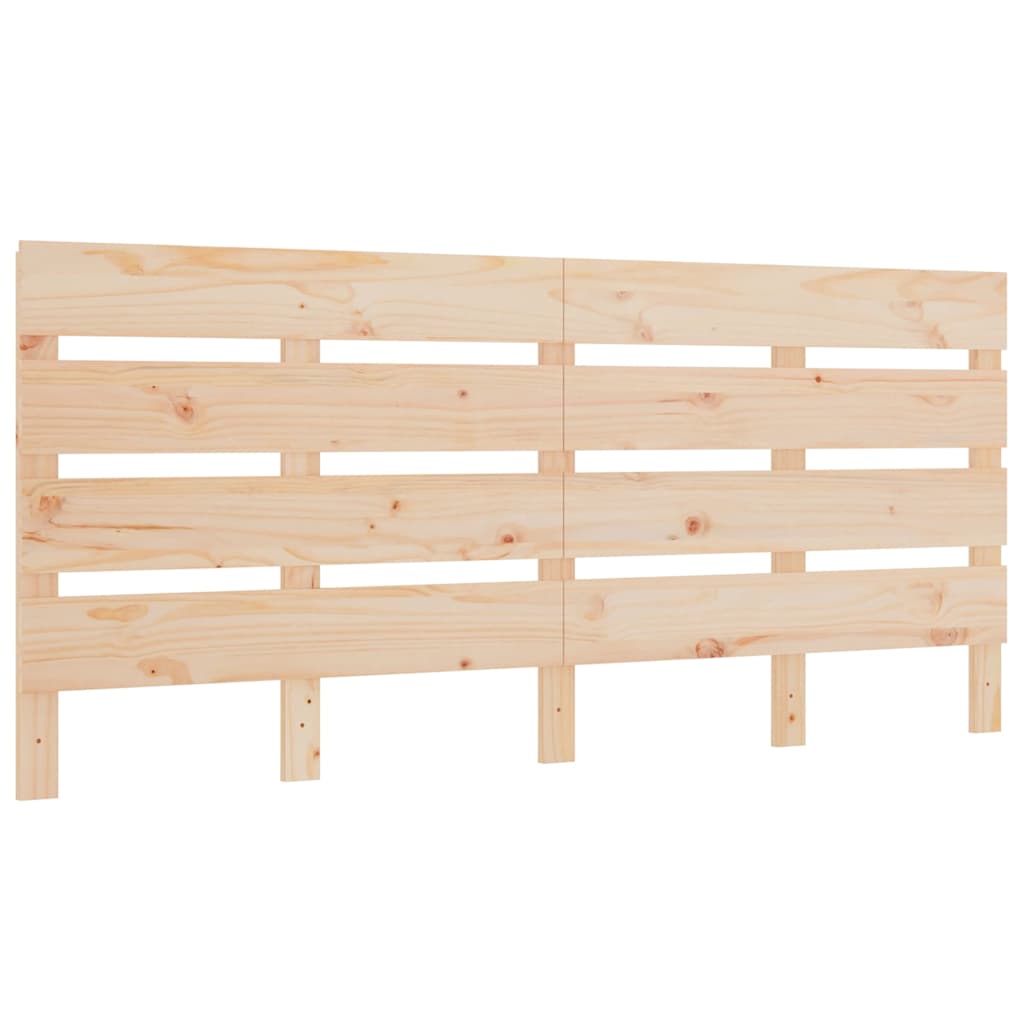 Vidaxl hoofdbord 200x3x80 cm massief grenenhout