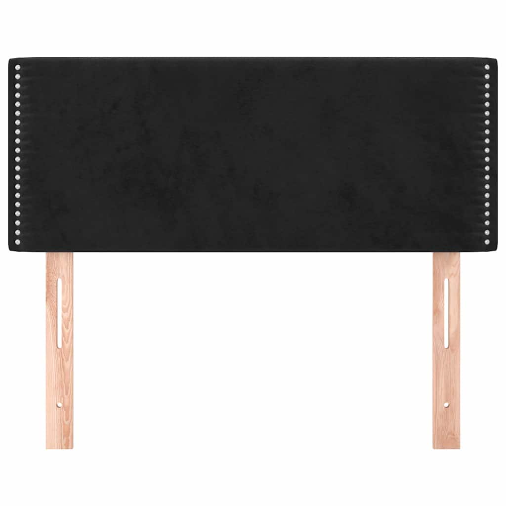 Vidaxl hoofdbord 100x5x78 88 cm fluweel zwart
