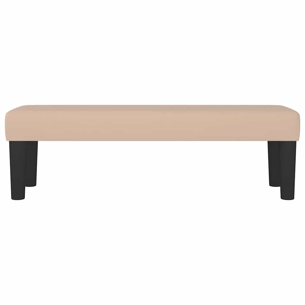 Vidaxl bankje 100x30x30 cm kunstleer cappuccinokleurig