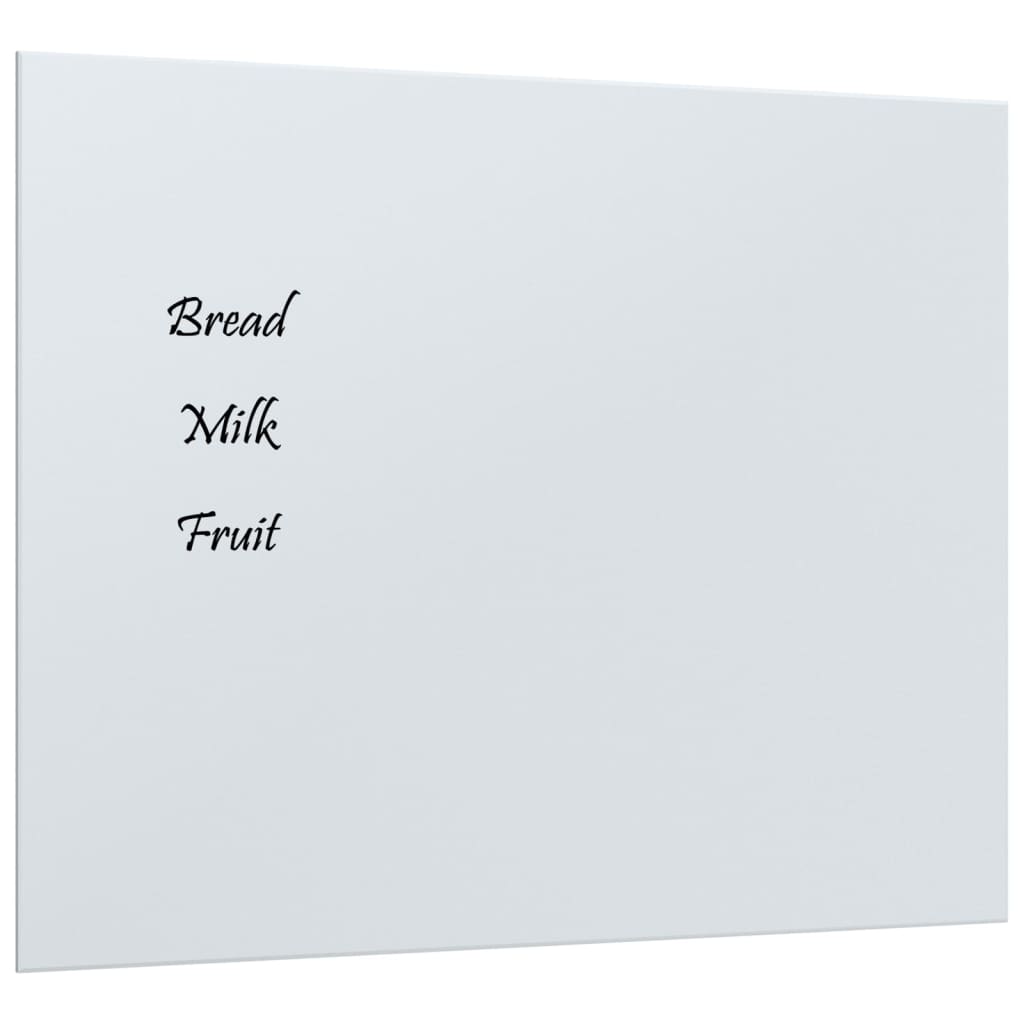 Carte magnétique vidaxl pour le mur 50 x 40 cm blanc durci blanc
